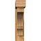 Ekena Millwork Balboa Block Rough Sawn Bracket w/ Offset Brace, Western Red Cedar, 6"W x 26"D x 26"H BKT0604X26X26BOA05RWR - alternate 2